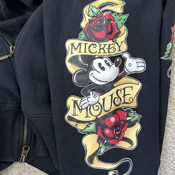 05’ Vintage Disney/Ed Hardy Mickey Mouse Sweatshirt 2XL NWOT - Picture 3 of 5